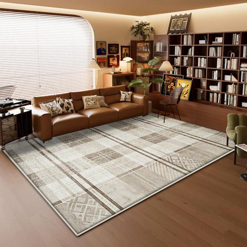 Modern Geometric Large Carpets Living Room Luxury Decoration Bedroom Non-slip Rug Easy Cleaning Kitchen Bath Floor Mat Washable