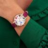 Olivia Burton Pop Art Demi Eco Confetti Dial Orchid Pale Gold Mesh Watch with Strap Set Women's &