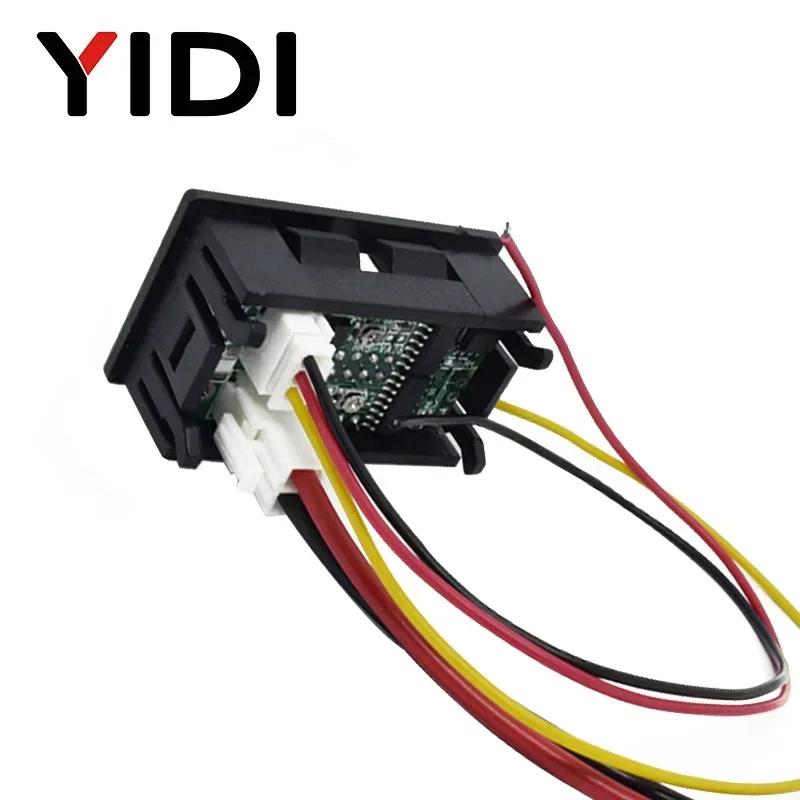 0.56'' Digital Voltmeter Ammeter DC 0-100V AC60-500V 1A 10A 50A 100A Red Blue LED display Voltage Current Meters Tester Detector