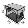 Snake Enclosure Transparent Tent For Gecko Clear Reptile Tank Enclosure For Snake Gecko Bearded Dragon With Waterproof Base