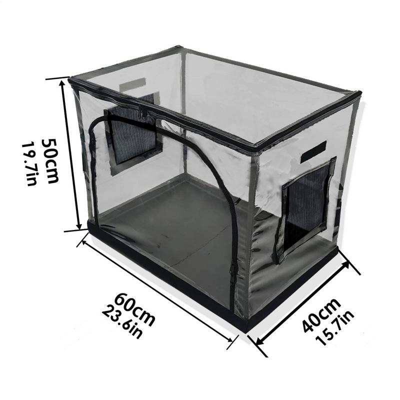 Snake Enclosure Transparent Tent For Gecko Clear Reptile Tank Enclosure For Snake Gecko Bearded Dragon With Waterproof Base