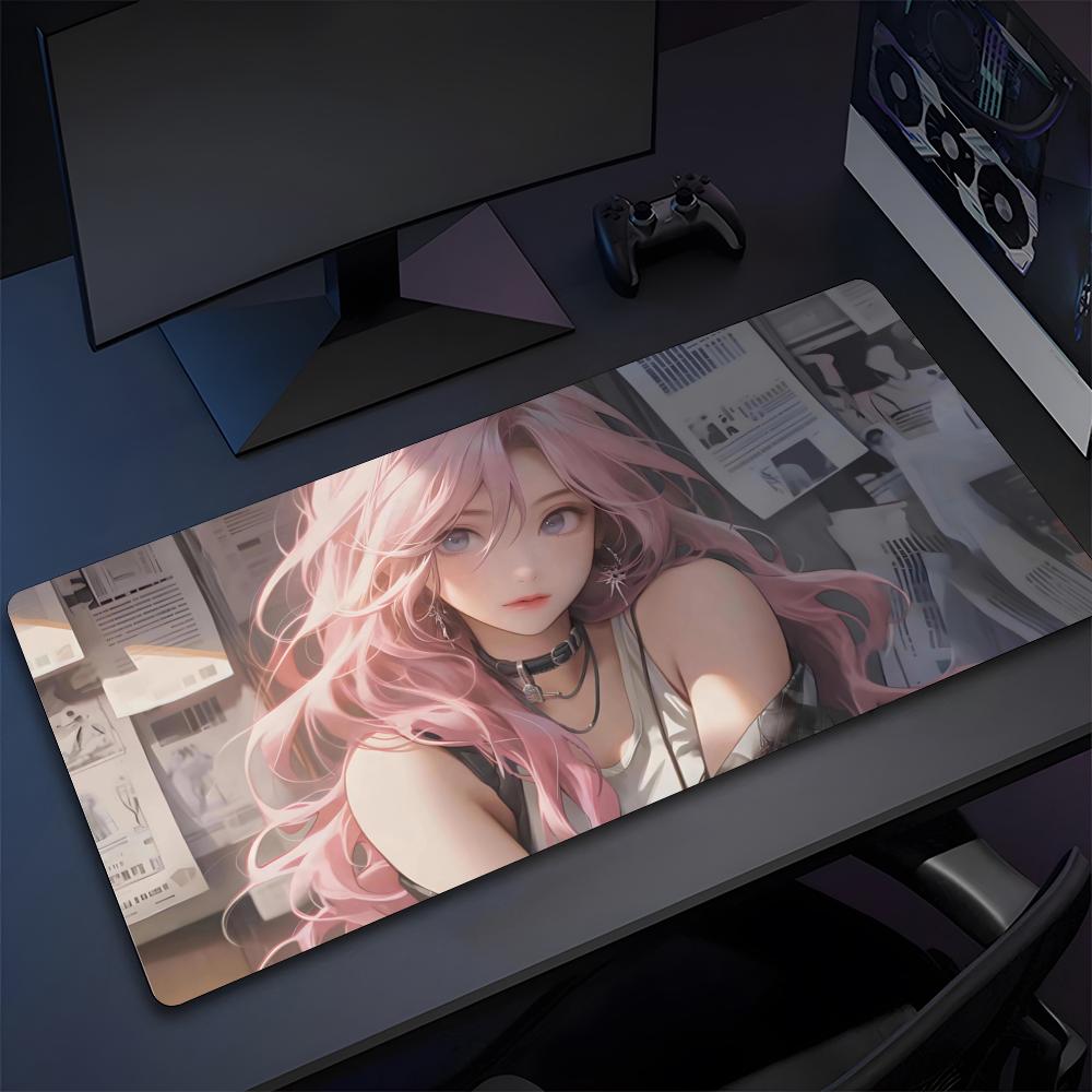 Cute Anime Girl Mouse Pad High Quality Natural Rubber Mouse Pad The Most Professional Washable Laptop Mouse Pad