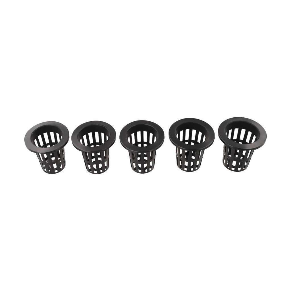 Pack of 25 Plastic Pot Net Cups for Garden Use Suitable for Aeroponic Cloning Machines and Plant Basket Applications
