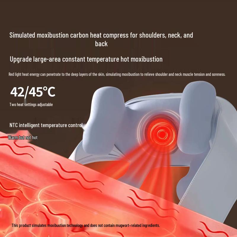 MIAOJIE R3 Supreme Upgrade Heated Shoulder & Neck Massager CN Plug (adapter Included)