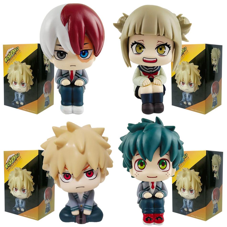 10cm Boku no Hero Academia Anime Figure Midoriya Izuku Action Figure Bakugo Katsuki/Todoroki So Figurine PVC Collection Toys