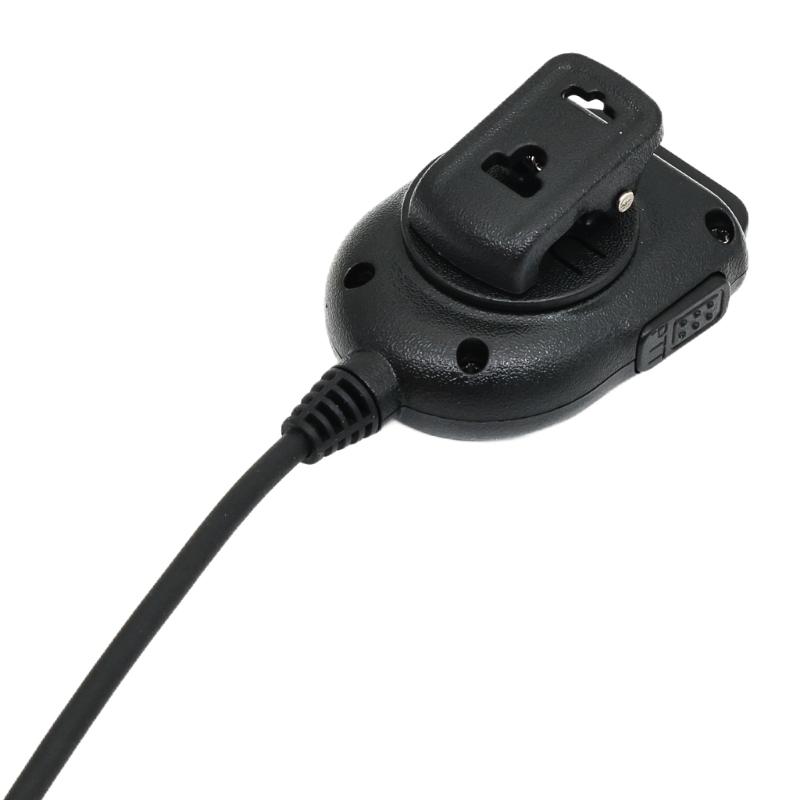 High Sensitivity 2 Pin Hand Speaker Microphone for UV5R 888S Professional Patrol Two Way Radio Communication Work Sites