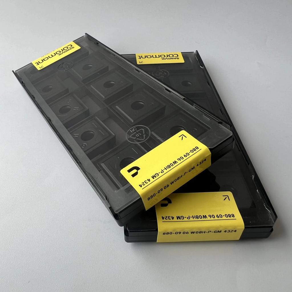 SANDVIK / 880-0906W08H-P-GM 4324 / Industrial indexable Carbide Inserts 10 Pcs