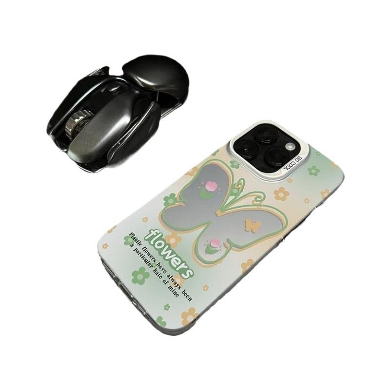 Butterfly and camellia flower case for iPhone 16 Pro Max, iPhone 18 Plus, drop-proof, 14-year-old, 13-year-old, personalized XS