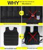 Super Thin Invisible Training Weight Vest & Leggings Set for Running & Fitness