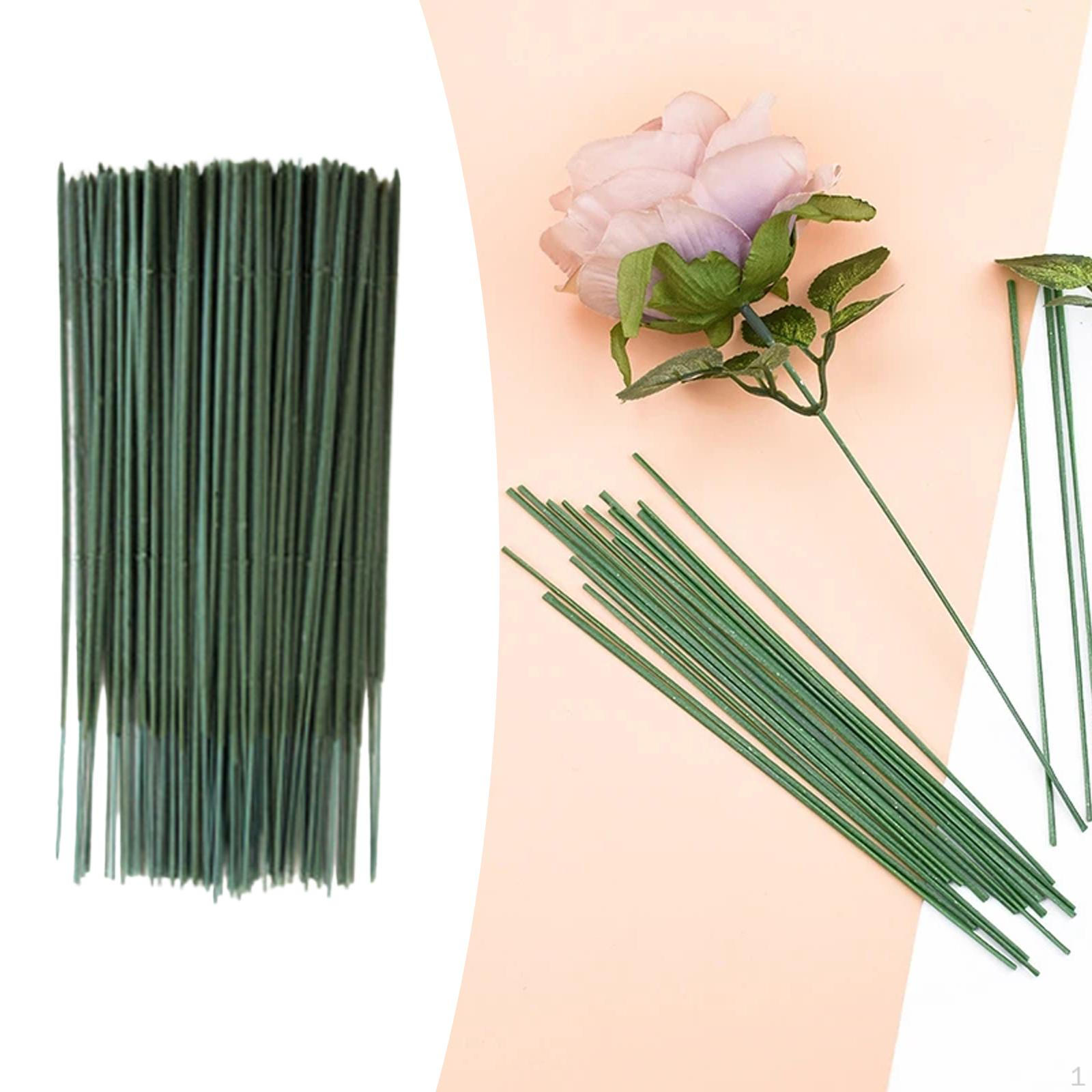 

100 упаковок штучних квіткових стебел для квіткових композицій своїми руками та декорування вечірок 25cm