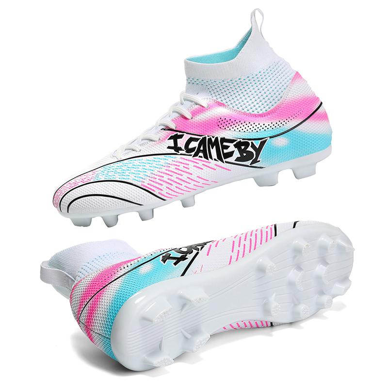 31-48 Große Fußballschuhe für Herren mit langen Nägeln, rutschfest, verschleißfest, TPR, künstliche Corthiro, Outdoor-Fußballschuhe für Jugendliche