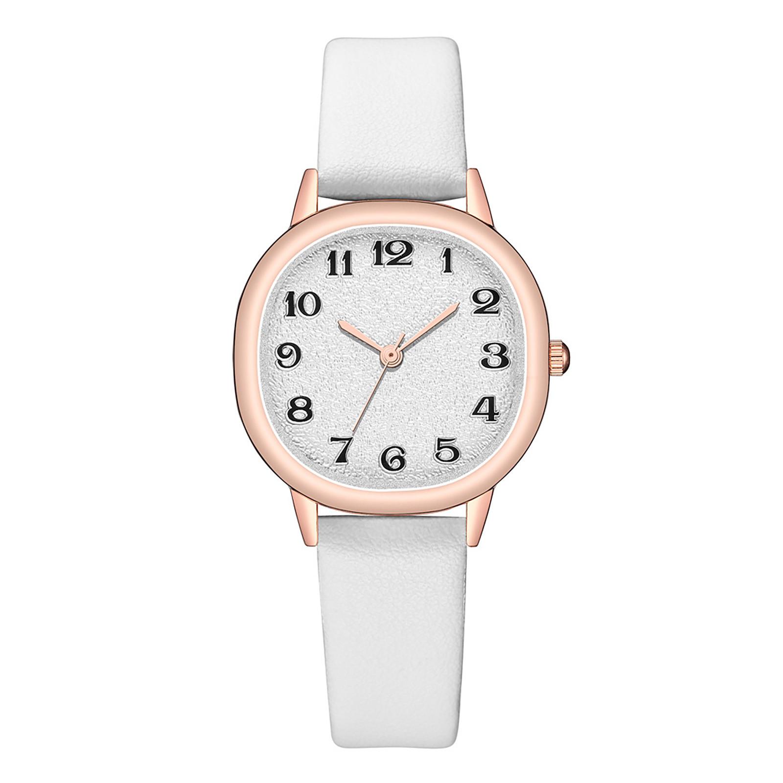 

Индивидуальные студенческие часы на ремне в стиле ретро, ​​маленькие квадратные цифровые кварцевые женские часы с тонким ремешком, женские часы белый