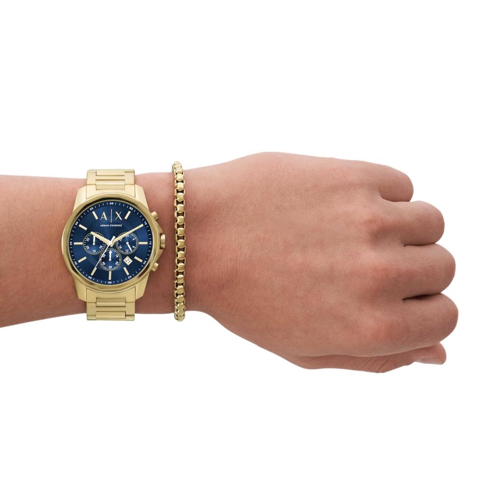 Armani BANKS AX7151SET Gold Watch [AX Exchange] Men's