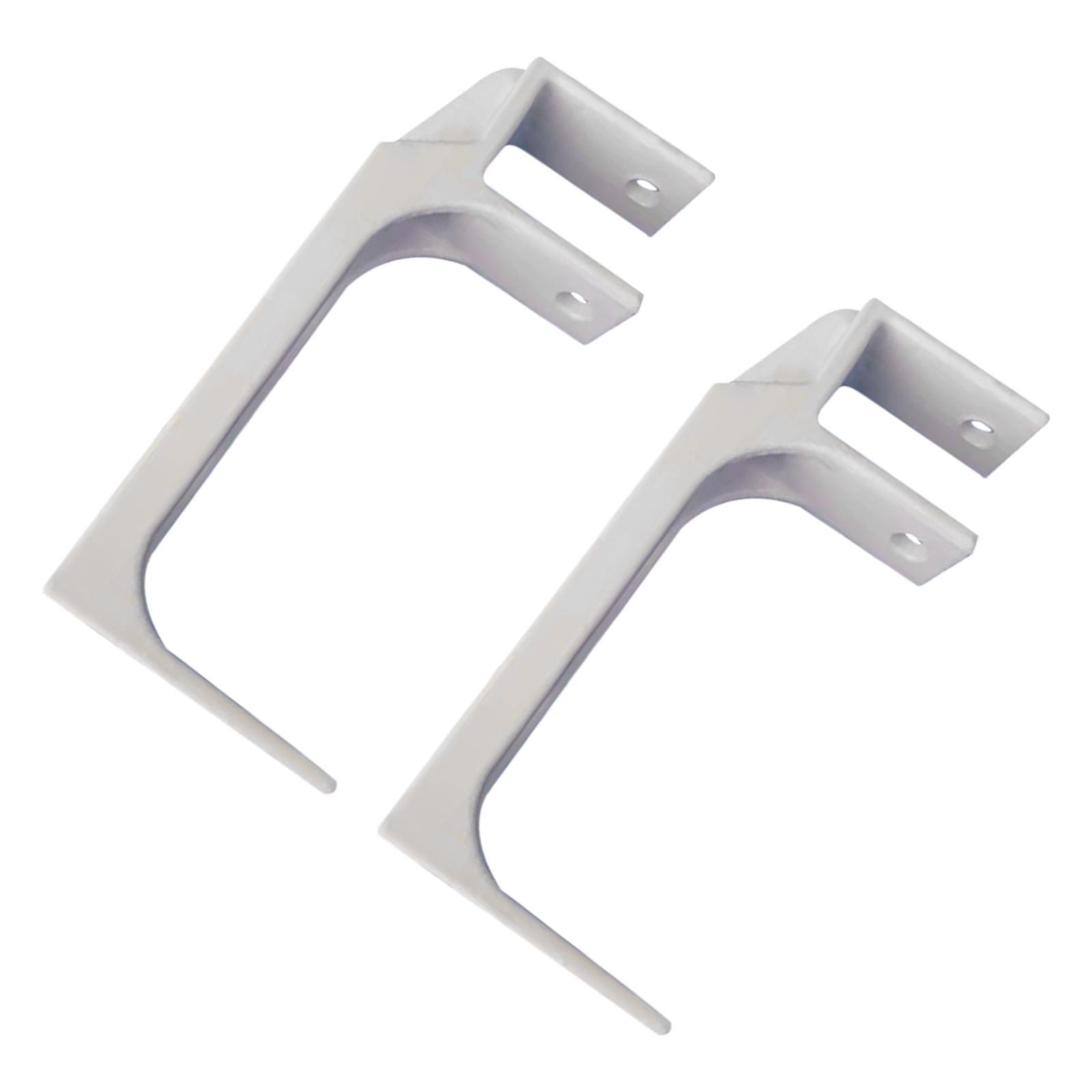 

Ceiling Mounting Awning Brackets Aluminum Alloy Weatherproof Replacement Kit for Yard Garden Carport Use белый