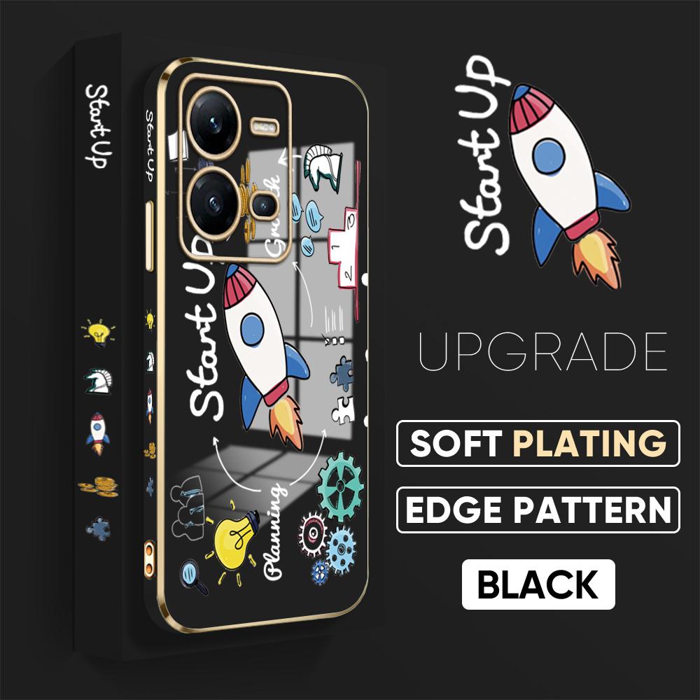 6D Plating Mobile Phone Case for VIVO V27 V23E V25 Y21 Y21S Y02 OPPO A31 A15 Realme 10 C11 8 9 HUAWEI P40 Pro P30 Mate Nova Honor Soft Cover