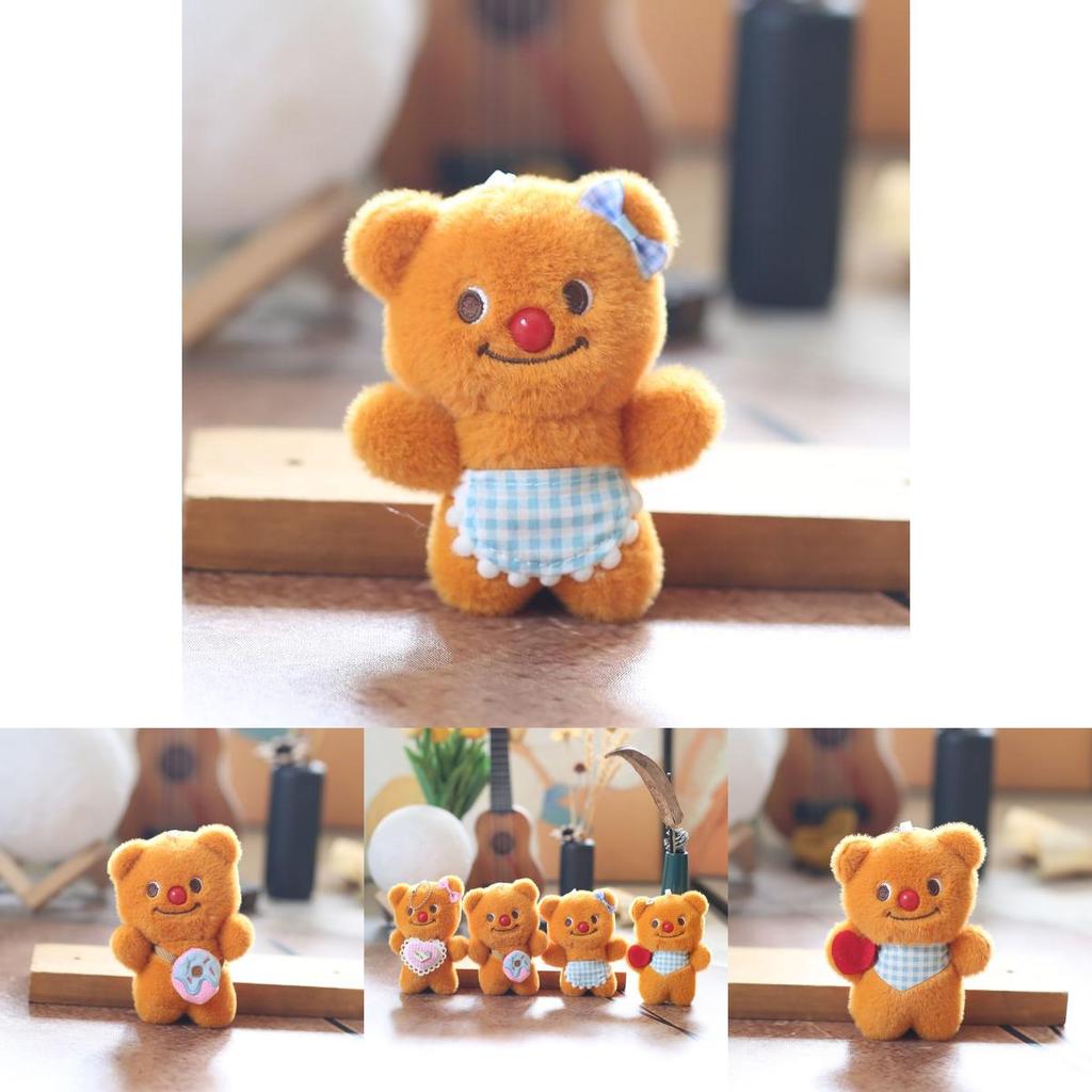 Butter Bear Plush Keychain Soft Toy With Cute Animal Design For Kids And Collectors