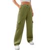 Women's Casual, Stylish, Loose-fitting, Sporty Drawstring Waist Wide-leg Pants