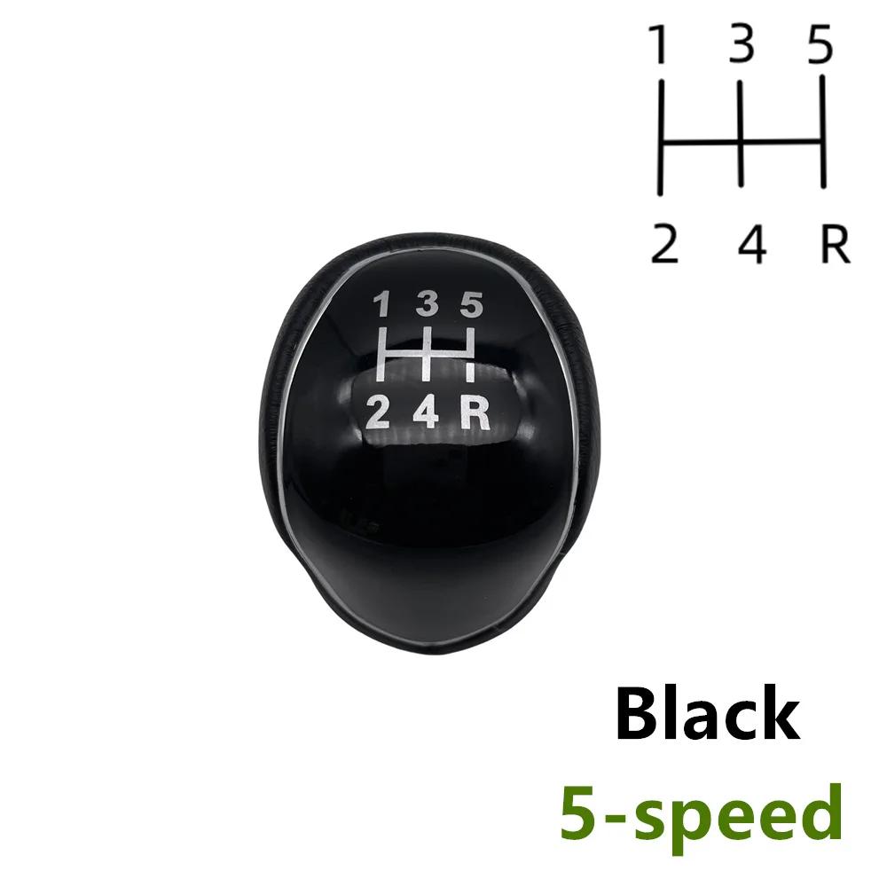 For Ford Mondeo IV S-MAX C-MAX Transit Focus MK3 MK4 Kuga Transit Car Gear Shift Knob 5/6 Speed PU Leather Lever Auto Parts