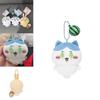 Usagi Chiikawa Hachiware Leaf Eye Covering Plush Doll Pendant For Kids Room Decor