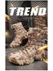 2024 Men's Plus Size High-Top Camouflage Combat and Hiking Boots