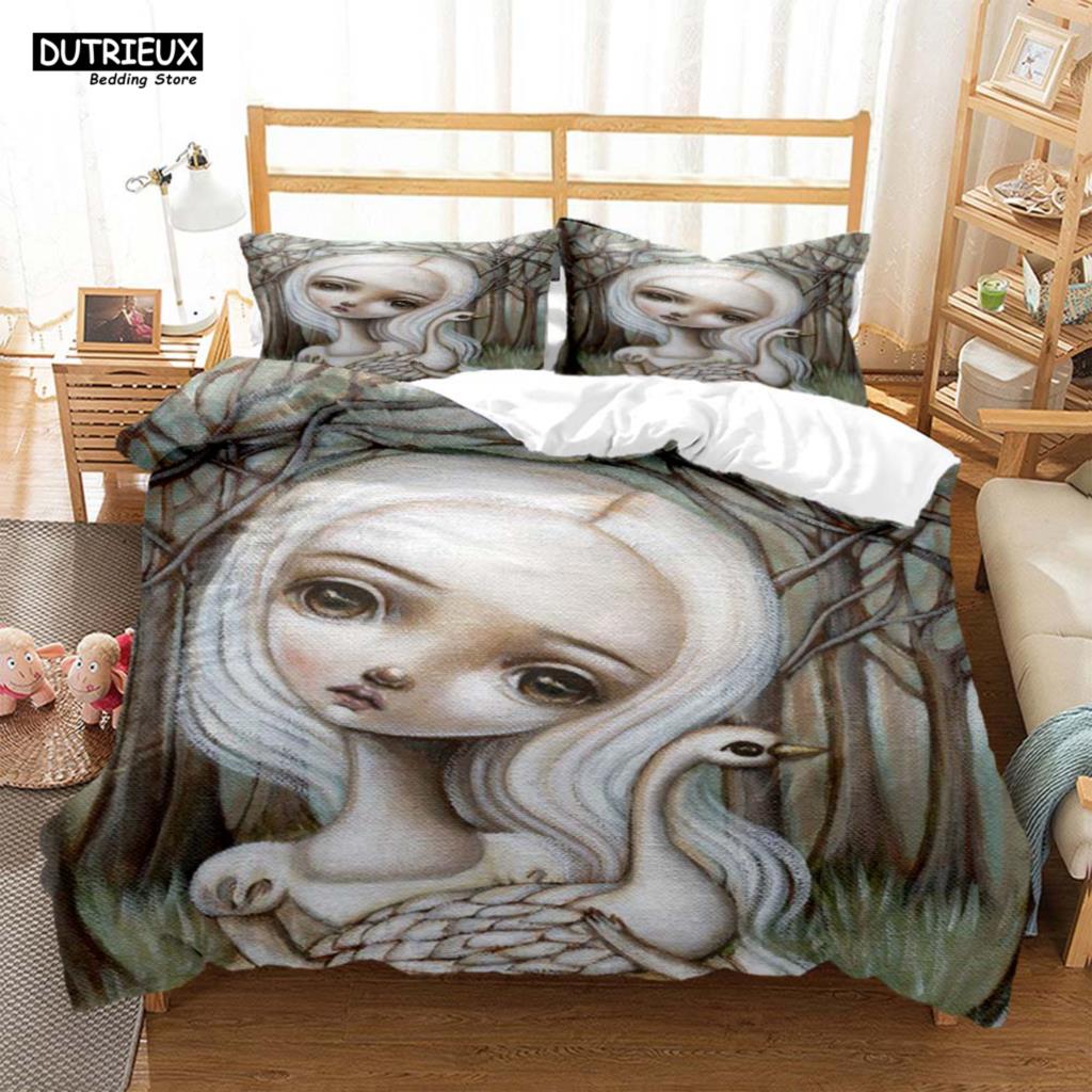 Flamingo Comforter Bedding Sets Winter Duvet Cover Sets Kids,twin Full Queen King Bedroom Set Home Textile Housse De Couette