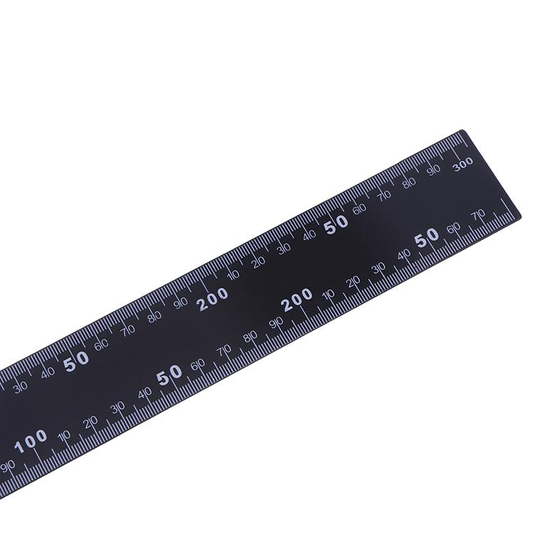 Black Right Angle Ruler 90 Degree Hole Angle Ruler Industrial Grade Positioning Marking Angle Ruler Woodworking L-Shaped Ruler