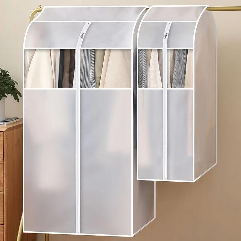 Three-dimensional Bedroom Dust Cover Large Space Thick Clothes Down Jacket Dust Cover Semi-transparent Clothing Dust Cover