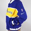 Nike Golden State Warriors Varsity Jacket Men Outerwear Blue AJ9152-495