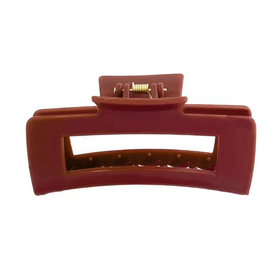1/4Pcs Women Hair Claw Soft Silicone Anti-slip Teeth Back Head Hair Clip Geometric Shape Pain-Free Wear Hair Clamp