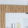 Wall Cabinet Artisan Oak and White 50 X 31 X 40 Cm