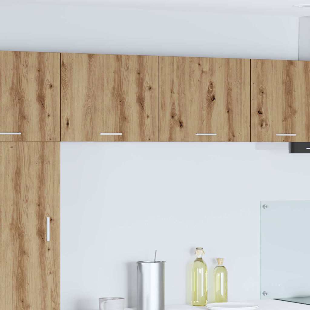 Wall Cabinet Artisan Oak and White 50 X 31 X 40 Cm