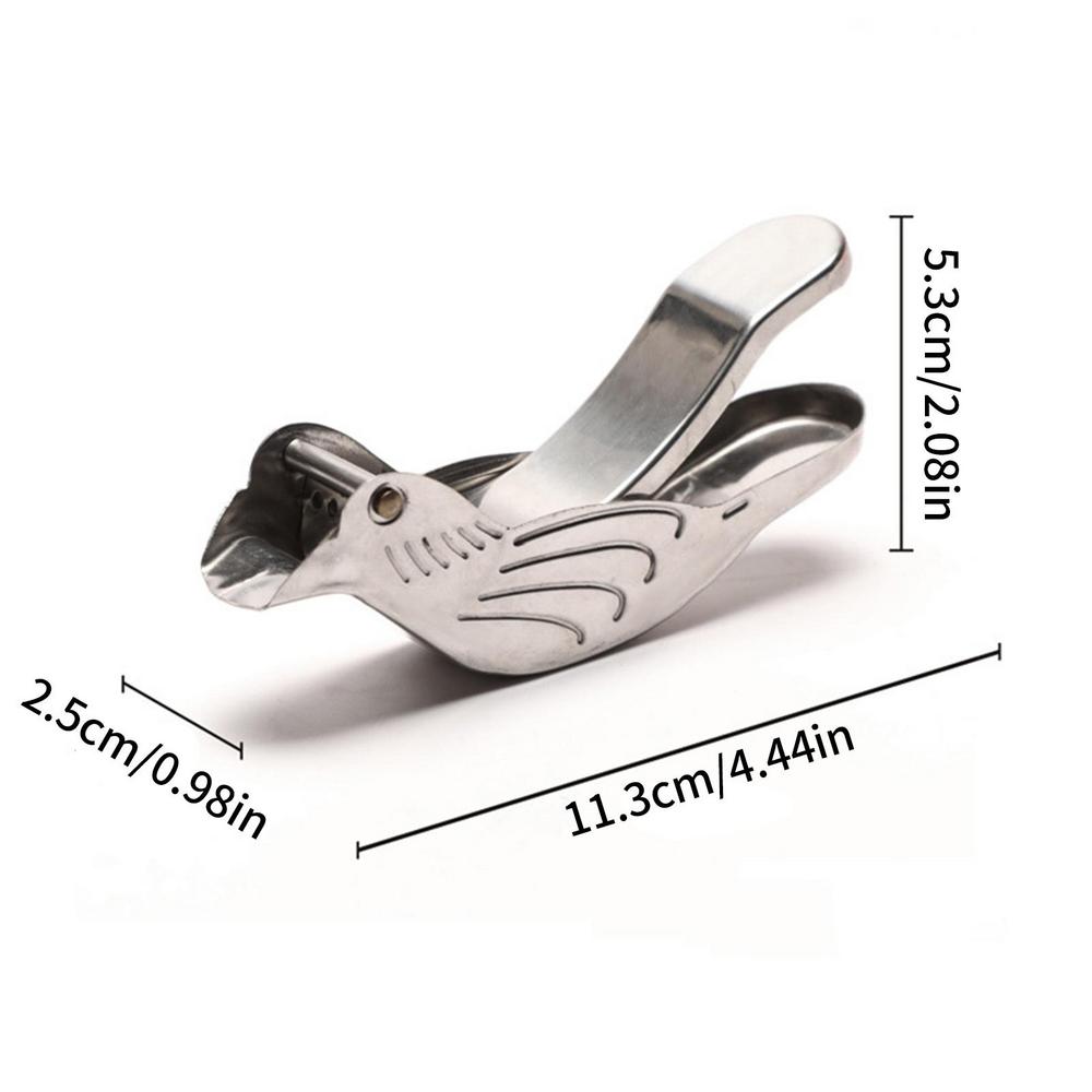 1PC Kitchen Home Tool Press Squeeze Fruit Mini Manual Juicer Bird Shape Stainless Steel Portable For Lemon Orange Manual Juicer