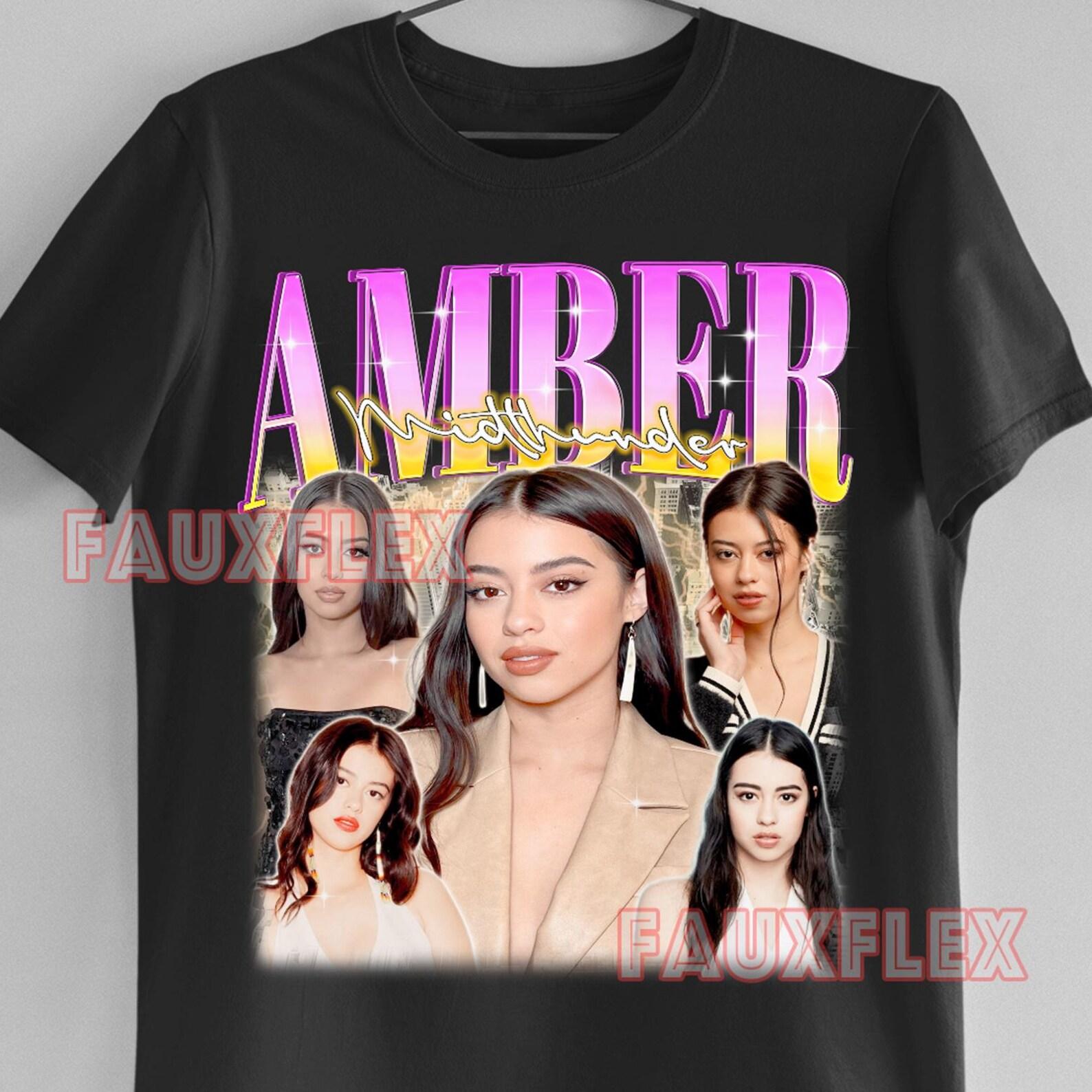 AMBER MIDTHUNDER Shirt, Amber Midthunder Retro T-Shirt, Amber Midthunder Vintage Fan Tees, Amber Midthunder Merch Gift, Midthunder Kids Tee 3XL
