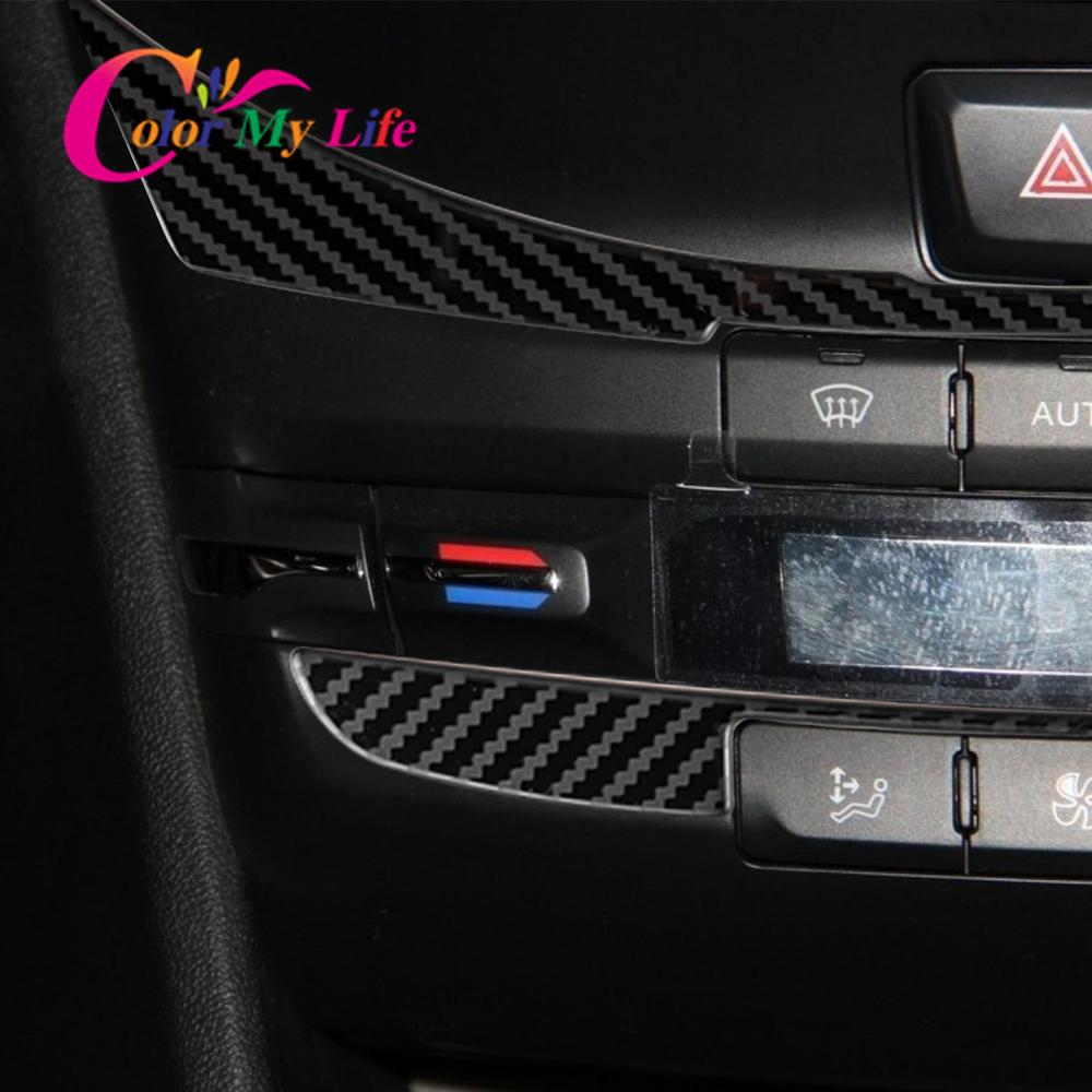 Car Control Panel Stickers for Peugeot 2008 208 2014-2018 Air Conditioning Switch Interior Sequins Sticker 2Pcs/Set