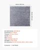 Carpet Tiles 457x457 Mm, 10 Pack Peel and Stick Carpet Square Rug, Self Adhesive Commercial Floor Soft Padded for Seamless Cover 2.1, Easy DIY