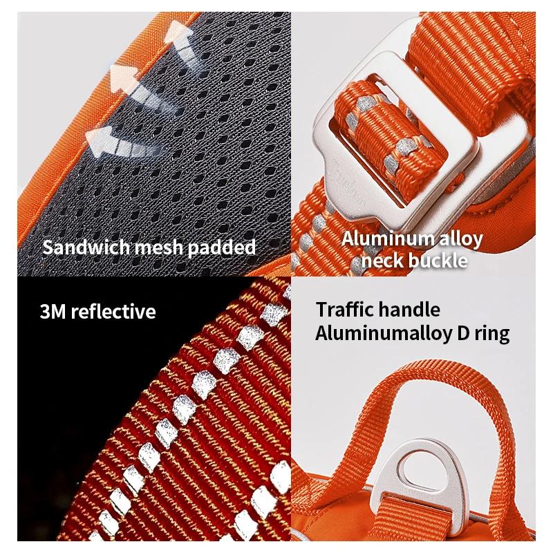 TRUE LOVE Pet Harness No Pull Nylon Riflettente Pet Harness Regolabile Comodo Controllo Step-in Brilliant Truelove TLH5654
