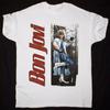 BON JOVI SLIPPERY WHEN WET TOUR Bavlna Bílá Všechny Velikosti Unisex Klasické Tričko Unisex Tričko