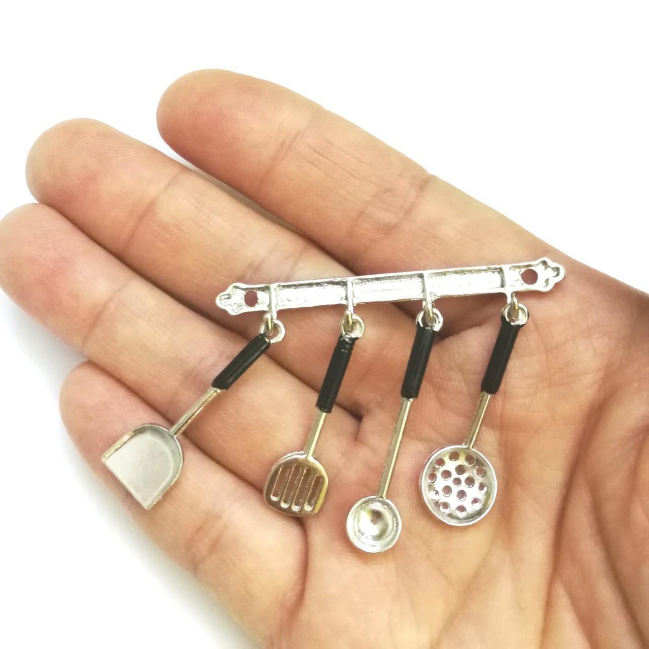 5 шт./компл. кухонная миниатюрная кухонная посуда для кукольного домика — фото 3