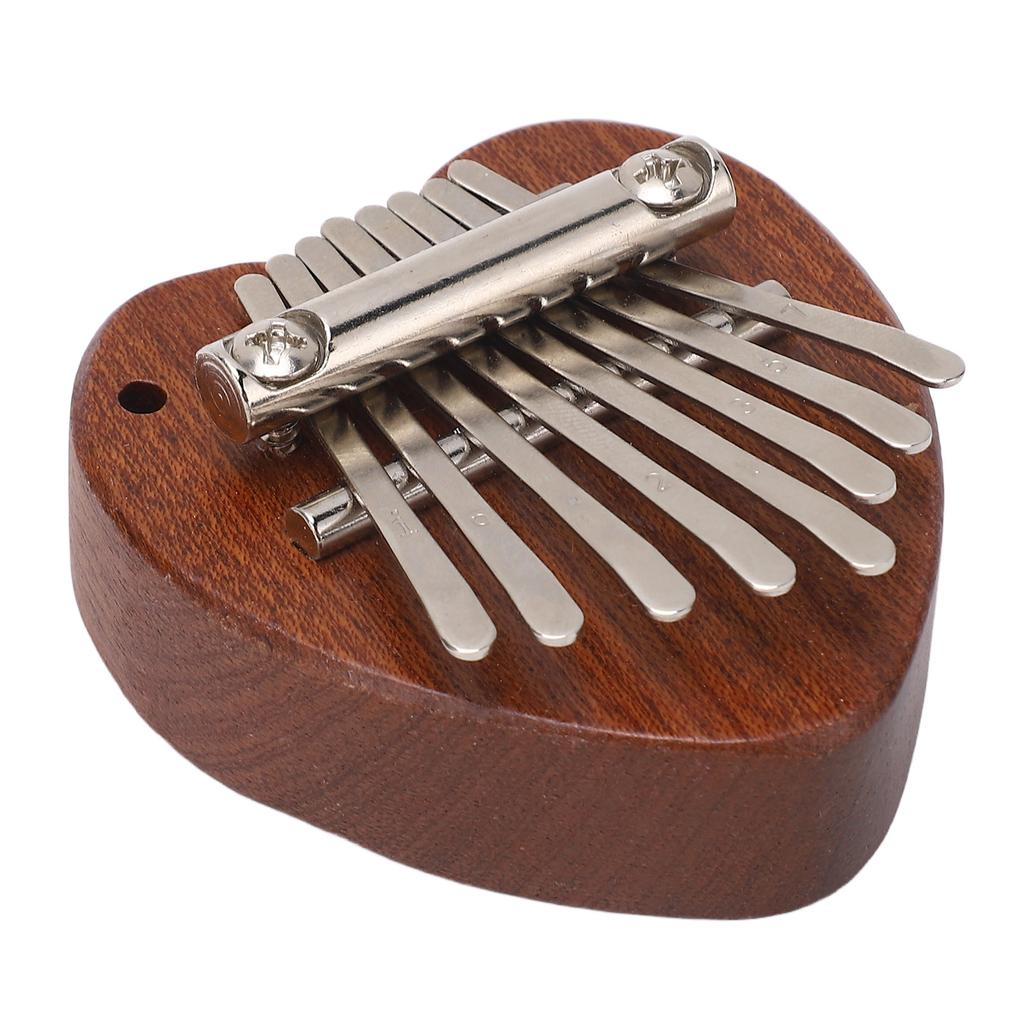 Mini Kalimba 8 Tasten Klarer und angenehmer Klang Leicht zu spielen Tragbares Daumenklavier mit Aufhängeseil