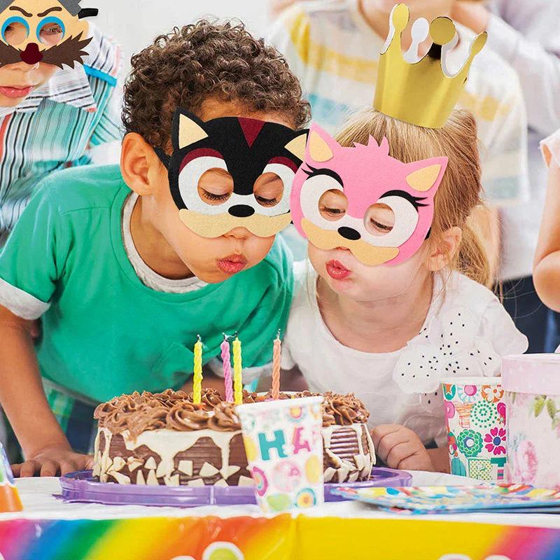 Halloween Sonic Hedgehog Jeff Felt Eye Mask for Kids' Party Costume