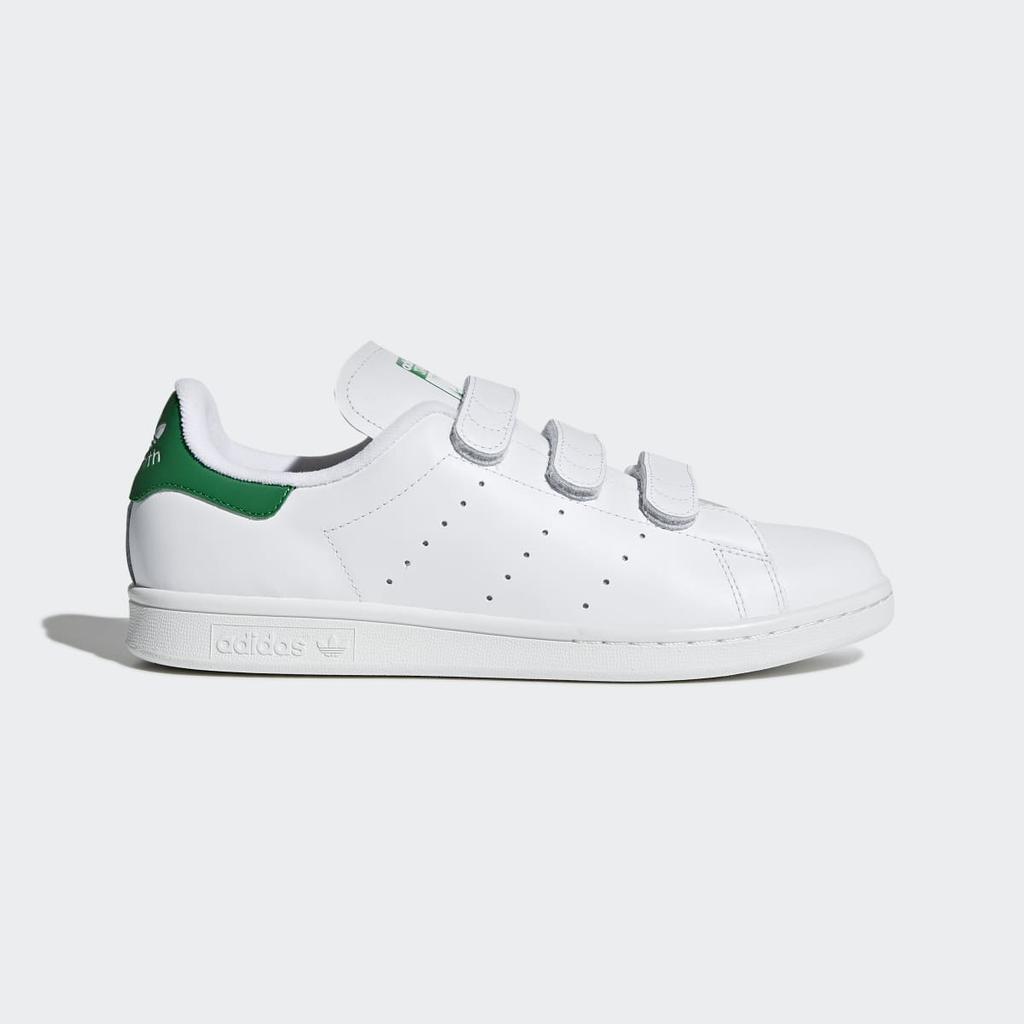 adidas Stan Smith S75187 Unisex Originals Sneakers Cloud White / Cloud White / Green