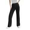 Pantaloni da Lavoro Casual Business a Gamba Dritta, Elastici, con Bottone, in Maglia, Vita Elastica, Pantaloni Casual
