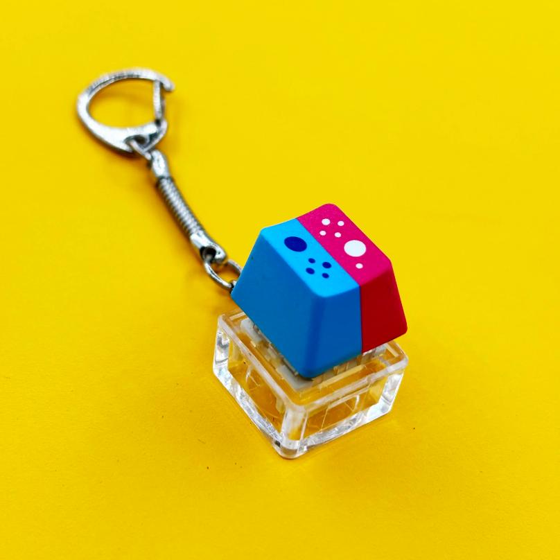 Tastaturtaste Spielzeug Party Stressabbau DIY Fidget Knopf Tastenkappe Fidget Schlüsselanhänger Tastatur Schlüsselanhänger Spielzeug Finger Tastatur