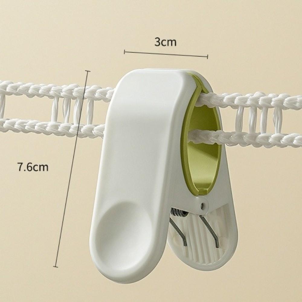 Plastic Beach Towel Fixed Clips Strong Grip Quilt Drying Clips Portable Clothes Pins small-green