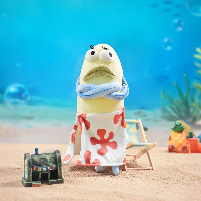 Peluche di Spongebob con Peluche Corto per Collezioni Divertenti per Bambini