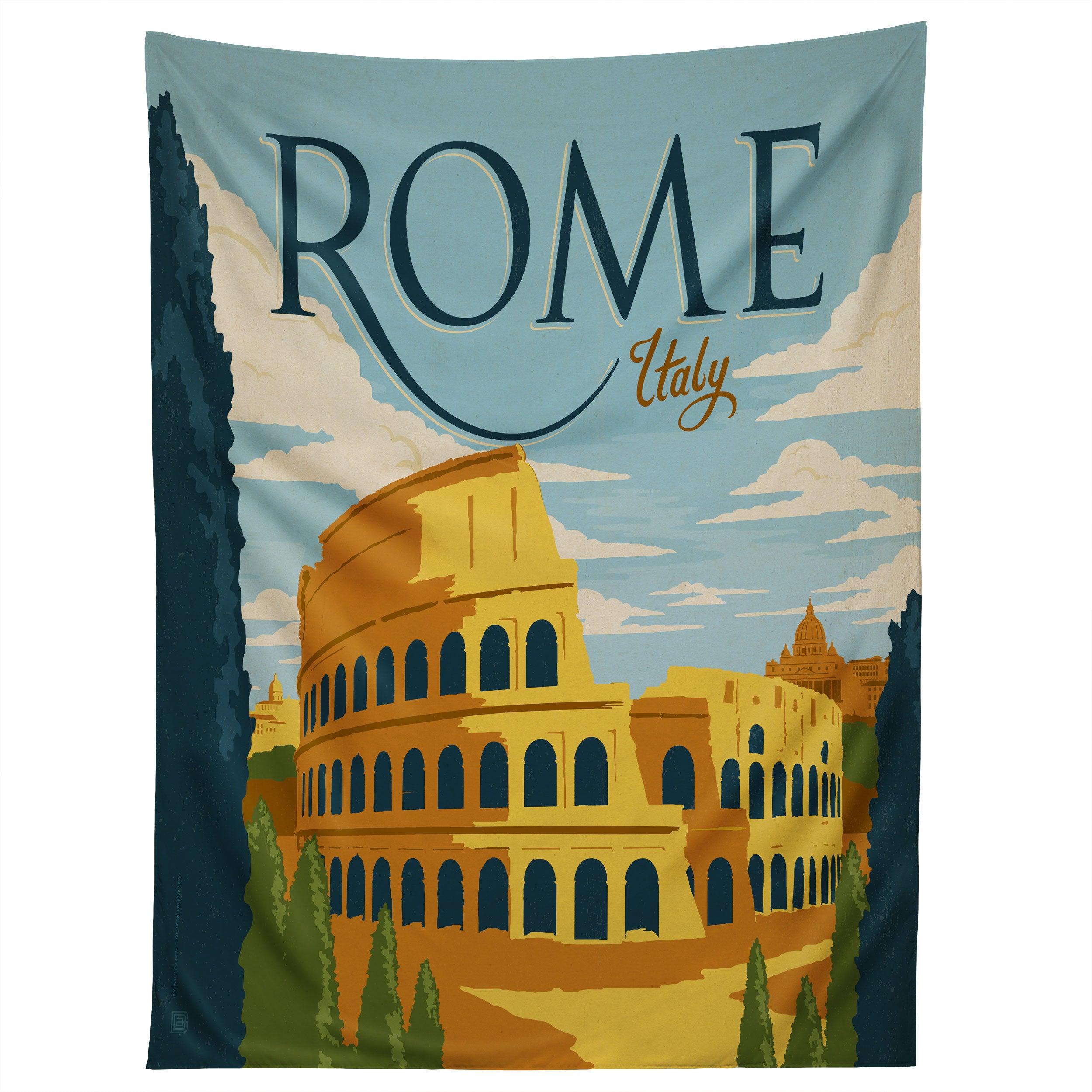 ROME tapestry 75x100 чёрный