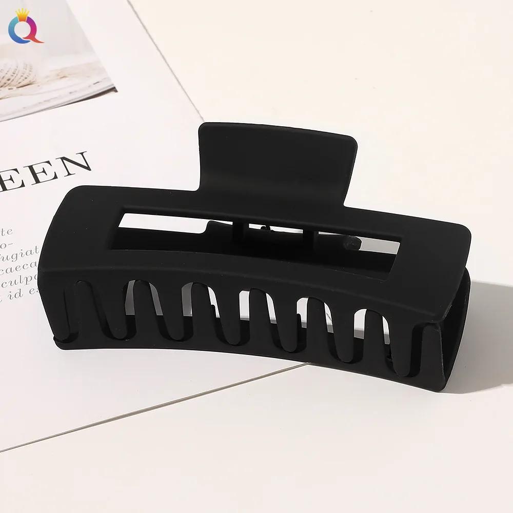 11-13cm Vintage Cross Hair Clip Large Barrette Crab Hair Claws Bath Ponytail Clip for Women Girls Claw Clip Hair Accessories
