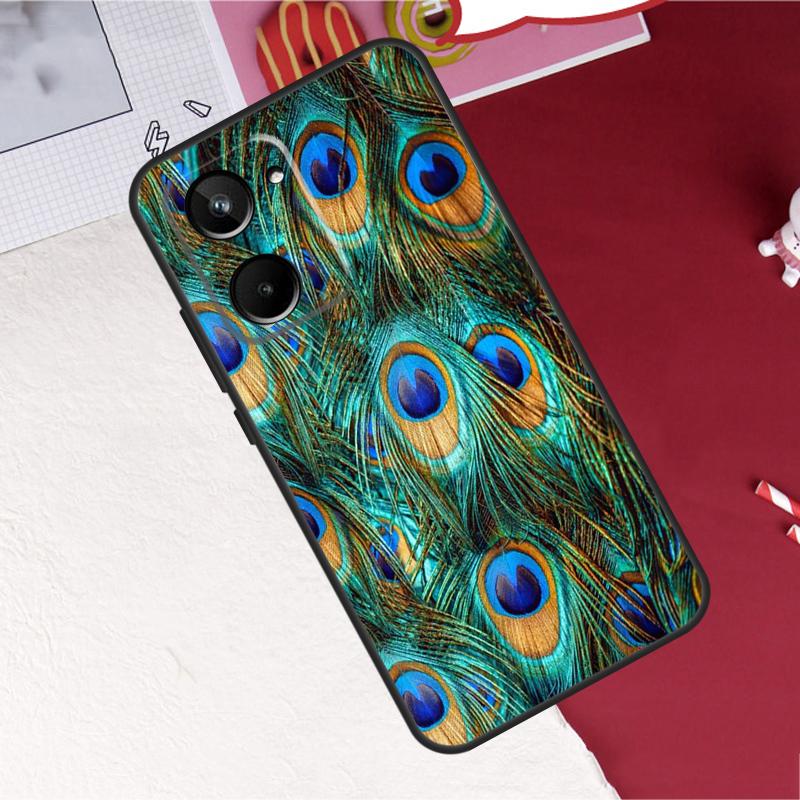 Animal Peacock Pattern For Realme GT7 Pro 15 10 11 12 13 14 Pro Plus C67 C65 C63 C61 C55 C53 C51 C35 C75 C71 Case