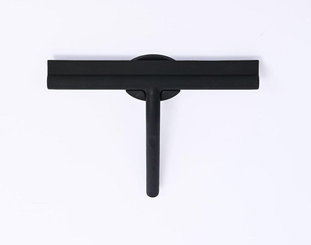 Silicone Glass Squeegee with Hook for Bathroom and Window Cleaning
