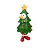 Exquisite Xmas Tabletop Ornament Durable Resin Animal Statue Christmas Duck Figurine  Office Desk